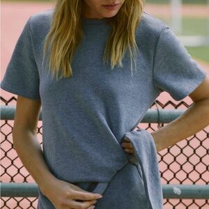 Anthropologie Daily Practice Knotted Cotton Blend Dress